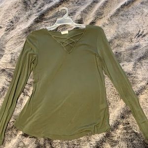 Army green long sleeve